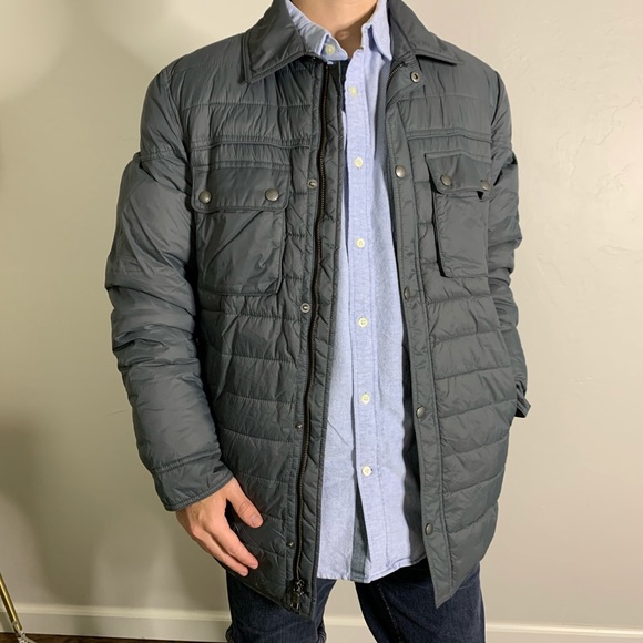 Banana Republic Other - Banana Republic Gray Puffer Coat